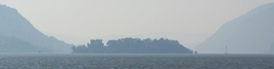 Pollepel Island, gateway to the Hudson highlands.