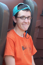 Adult volunteer Kara Colley