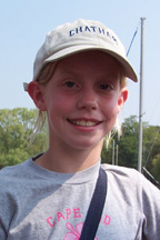 Student crewmember Kathleen