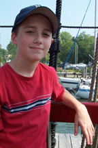 Student crewmember Kyle