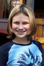 Student crewmember Meaghan