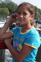 Student crewmember Shannon