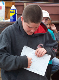 Keith presents his clarity readings.