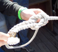 A square knot.