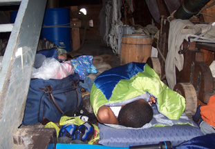 ...and the boys are just as sleepy.