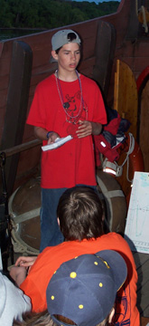 Dylan delivers his report.