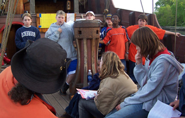 Port Watch fields questions from the audience.