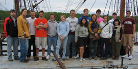 A group portrait of the participating Union College students and faculty