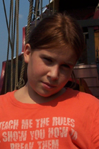 Student crewmember Tori