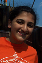 Student crewmember Esther