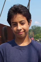 Student crewmember Jonathan