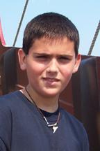 Student crewmember Kyle