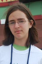 Student crew member Carolann