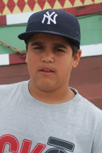 Student crew member Gabriel