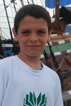 Student crew member Jamie