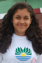 Student crew member Jessica