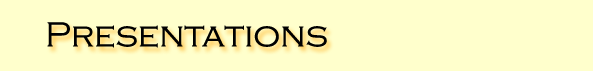 Presentations