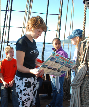 Jose checks a cloud chart