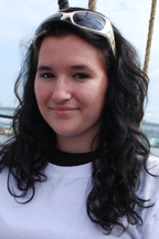 Student crewmember Elaina