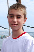 Student crewmember Michael