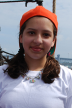 Student crewmember Nadia