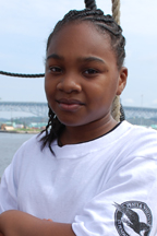 Student crewmember Tajanae