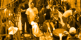 Meet the Athens to New London Voyage Crew!