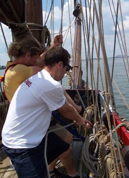 Mouse over to sweat the anchor tackle.