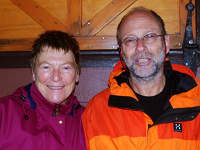 Senior crewmembers Marion Bruijn & Nico Gans