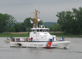 A US Coast Guard vessel.