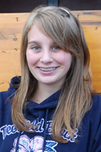 Student crewmember Lilly