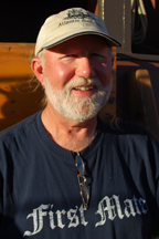 Crew member Bob Hansen