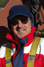Crew member Dan Kelley
