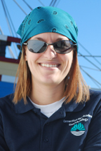 Senior crewmember Stephanie Bisson