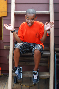 Tahari is ready for his closeup.