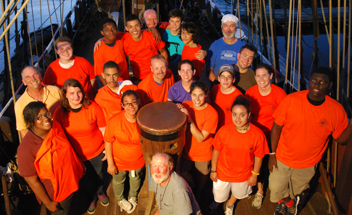 The collected crew of the first leg of the 2011 Fresh River Voyage of Discovery